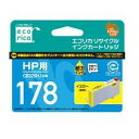 エコリカ ECI-HP178Y-V HP CB320HJ対応 リサイクルインクカートリッジ イエロー