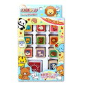 レモン 707484 木製スタンプ どうぶつがいっぱい