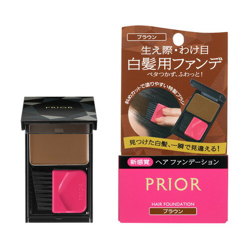 資生堂（SHISEIDO） プリオール ヘア ヘア ファンデーション ブラウン 自然な茶色 (3.6g)