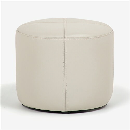 IDC大塚家具 スツール 「5089」 丸型 革 フロスト色