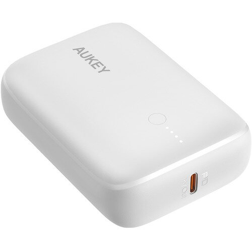 モバイルバッテリー（3000円程度） AUKEY PB-N83S-WT Basix Mini 10000mAh 20W PD対応 SCP A×1 C×1 ホワイト