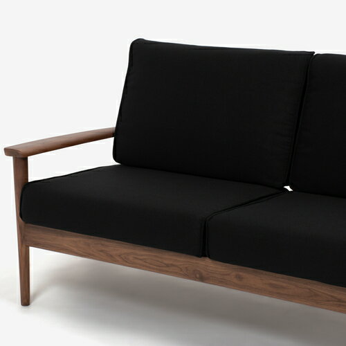 大塚家具 ソファ「シネマ」専用カバー レッドオーク・ウォールナット共通 布 ブラツク