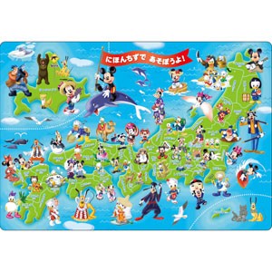 テンヨー ジグソーパズル ミッキーと日本地図であそぼうよ！のサムネイル