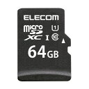 【推奨品】エレコム MF-DMR064GU11R microSDXCメモリカード(UHS-I対応)