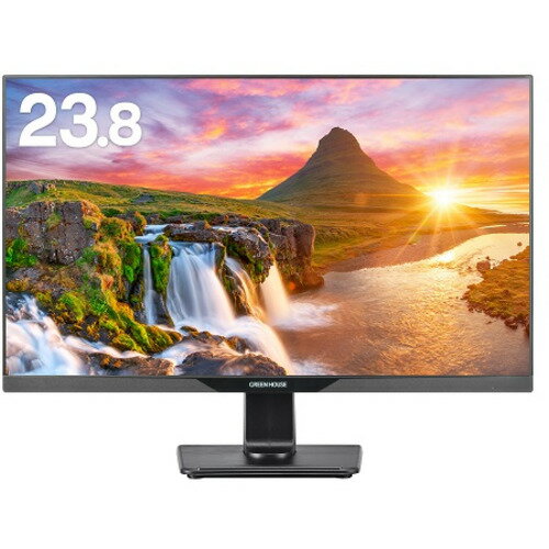 グリーンハウス GH‐LCW24L‐BK 広視野角パネル搭載 23.8型ワイド液晶ディスプレイ ブラック グリーンハウス GH‐LCW24L‐BK 広視野角パネル搭載 23.8型ワイド液晶ディスプレイ ブラック