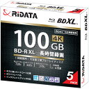 RiDATA BD-R520PW4X.5P SC A 録画用BD-R XL 2〜4倍速 100GB 5パック ホワイト