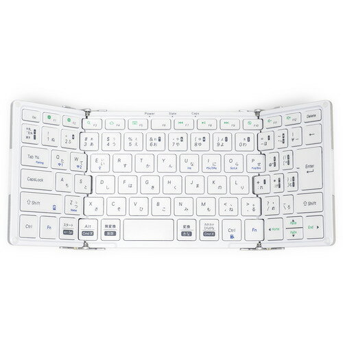 MOBO AM-K2TF83J／SLW Bluetooth(R)キーボード MOBO Keyboard 2 シルバー ホワイト