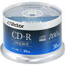 Victor SR80FC50SJ5 パソコン用 48倍速 CD-R