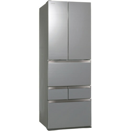 【無料長期保証】[推奨品]東芝GR-U460FZ-ZH6ドア冷凍冷蔵庫(461L・フレンチドア)アッシュグレージュ