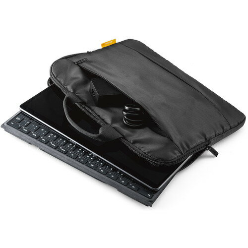 エレコム PCケース エレコム TB-MSP8IBHBK Surface Pro8 ProX パソコンケース ハンドル付き 軽量設計 起毛素材 ポケット付 PCケース ブラック