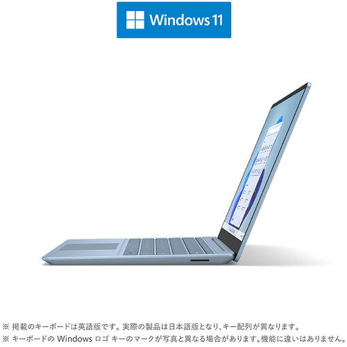 [推奨品]Microsoft 8QC-00043 ノートパソコン Surface Laptop Go 2 [12.4インチ i5 メモリ 8GB ストレージ 128GB] アイス ブルー 8QC00043