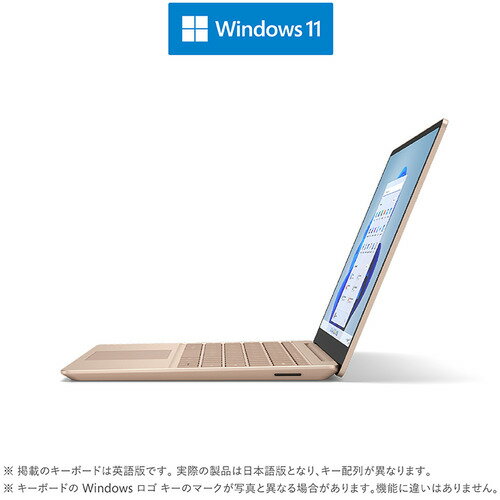 [推奨品]Microsoft 8QC-00054 ノートパソコン Surface Laptop Go 2 [12.4インチ／i5／メモリ 8GB／ストレージ 128GB] サンドストーン 8QC00054