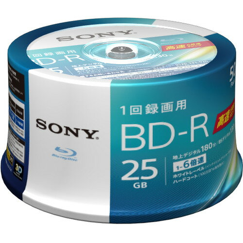 ソニー 50BNR1VJPP6 6倍速対応BD-R 25GB 50