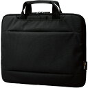 エレコム BM-IBLW15NBK パソコンケース 15.6インチ 撥水加工 CORDURA(R)生地 軽量 ブラック(2)