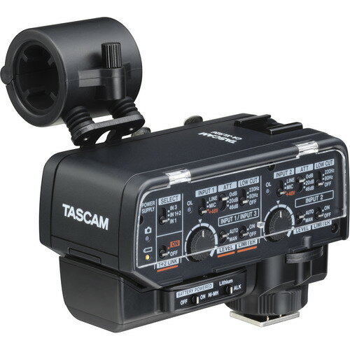TASCAM CA XLR2D AN ミラーレスカメラ対応XLRマイクアダプター ニコン用 タスカム ブラック TASCAM CA XLR2D AN ミラーレスカメラ対応XLRマイクアダプター ニコン用 タスカム ブラック