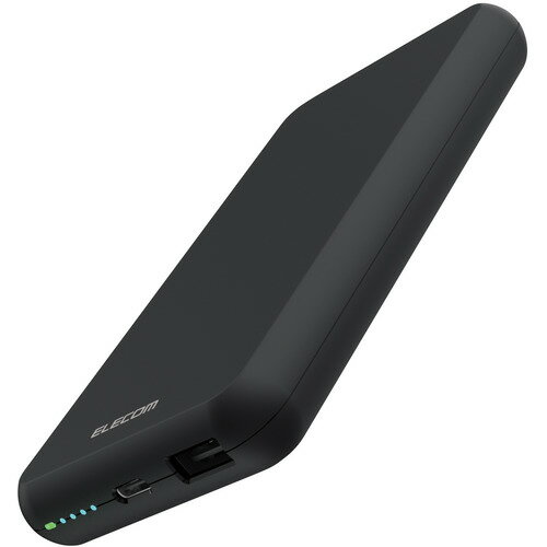 エレコム DE-C38-10000BK モバイルバッテリー 10000mAh 大容量 15W 3A 