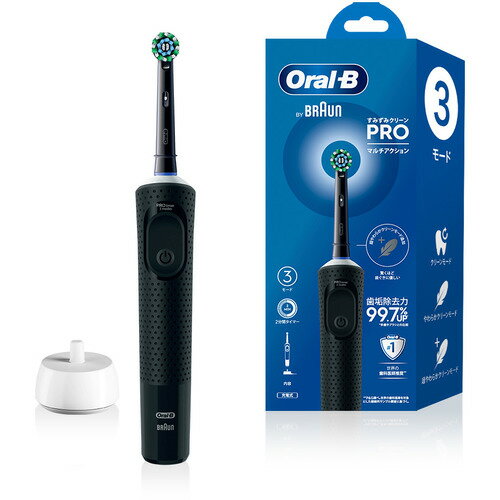 ブラウン D1034133BK D1034133BK スミズミクリーンPRO ブラック Oral-B 0.397kg 黒