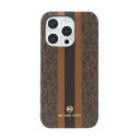 マイケル・コース スマホケース レディース MICHAEL KORS MKSTBRWWPIP2261P iPhone 14 Pro用スマートフォンケース [ Brown ] ブラウン