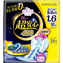 大王製紙 エリス 朝まで超安心400 特に心配な夜用 羽つき ほどよく多め 16枚 16枚