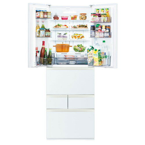 【無料長期保証】東芝GR-U460FK(EW)6ドア冷凍冷蔵庫(462L・フレンチドア)グランホワイトGRU460FK(EW)