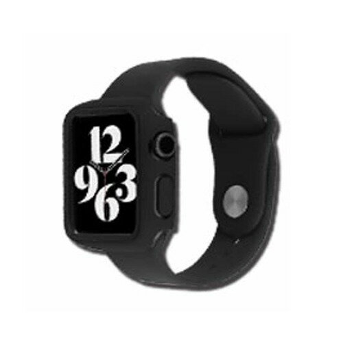 アール・エム RM8165SP BK AppleWatchシリコンバンド付き保護カバー ブラック アール・エム RM8165SP BK AppleWatchシリコンバンド付き保護カバー ブラック