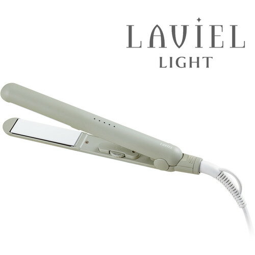 LAVIEL LV-LT-SI LIGHT ストレートアイロン LVLTSI発売日：2021年11月11日●ユニセックスに使えるシンプルデザイン男性やショートヘアの方にも使いやすいサイズ感。●インテリアに馴染むナチュラルカラー。絶妙なくすみカラーでお部屋のインテリアにも自然に馴染みます。●持ち運びにも便利なコンパクトサイズ旅行や出張など、外出先にも持ち運びしやすいコンパクトサイズ。●100〜180℃で自由に温度設定●使用中にコードが絡まりにくい360度回転コード●30分オートパワーオフ●旅行先でも使える海外対応※変換プラグは別途必要&nbsp;【仕様】本体サイズ：約245×27×31mm質量：約278g定格電圧：AC100〜240V（海外対応)定格周波数：50/60Hz定格消費電力：35Wコード長：約2.0m温度設定：100〜180℃（無段階)