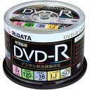 RiDATA D-RCP16X.PW50RD K 録画用DVD-R スピ