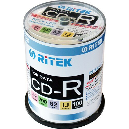 RiDATA CDR700WPX100CKC データ用CD-R 700MB 10