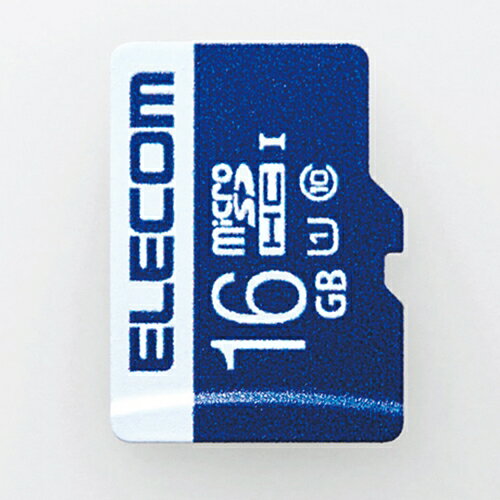 エレコム MF-MS016GU11R データ復旧microSDHCカード(UHS-I U1) 16GB