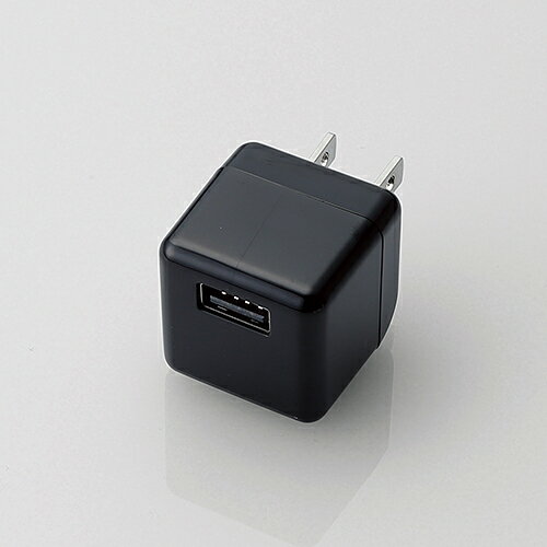 エレコム AVA-ACUBN003BK キューブ型AC充電器(DAP用・1.8A) ブラック エレコム AVA-ACUBN003BK キューブ型AC充電器(DAP用・1.8A) ブラック