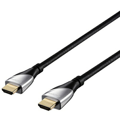 バッファロー BSHDPN10BK Premium HDMIケーブル イーサネット対応(1.0m・1本) ブラック●高画質4K/Ultra HDに完全対応。Premium HDMI Cable認証取得済●映像・音質の劣化を抑え、 安定した高画質を実現する外部ノイズ軽減構造●RoHS基準値準拠【仕様】伝送速度：18Gbpsコネクタ形状：HDMI(タイプA-19ピン)?HDMI(タイプA-19ピン)ケーブル長：1.0mケーブル径：φ6.5mm質量：64g