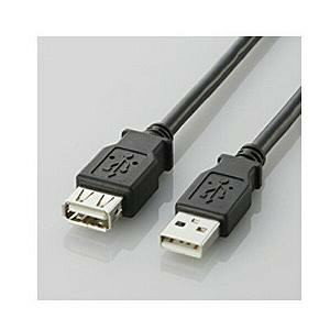 エレコム U2C-E10BK USB2.0延長ケーブル(A-