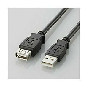 エレコム U2C-E20BK USB2.0延長ケーブル(A-