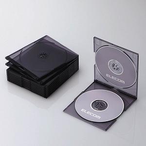 ケース エレコム CD DVD CCD-JSCSW10CBK