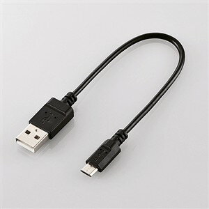 쥳 U2C-JAMB015BK USB2.0֥(A-microB) 0.15m