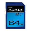 ADATA ASDX64GUICL10RD SDHC／XC UHS-I CLASS10 カード ADATA Premier SDメモリーカード 64GB Class10 UHS-I