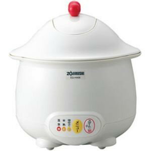 象印 EG-HA06-WB 温泉たまご器 「エッグDoDoDo(エッグドゥドゥドゥ)」 ホワイト