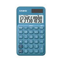 カシオ SL-300C-BU-N カラフル電卓(10桁) レイクブルー