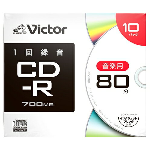 Victor(rN^[) AR80FP10J2 yp CD-R v^Ή 10 P[X