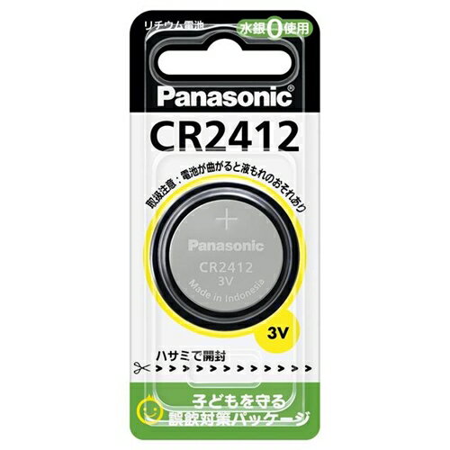 パナソニック CR-2412P コイン形リチウム電池 CR2412P パナソニック CR-2412P コイン形リチウム電池 CR2412P