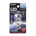 ELPA LDT1CN-G-E12-G105 LEDナツメ球 E12 クリア昼白色