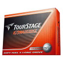 ブリヂストン TOURSTAGE EXTRA DISTANCE(ツアーステージ エキストラディスタンス)ボール 12球入 ゴルフボール TOURSTAGE オレンジ その1