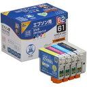 ジット JITKE61624P エプソン EPSON：IC4CL6162（4色パック）対応 ジット リサイクルインクカートリッジ 目印：ペンとクリップ