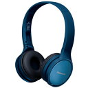 パナソニック RP-HF410B-A ワイヤレスステレオヘッドホン ブルー RPHF410BA(2)