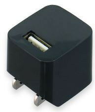 多摩電子工業 TSA51UK 多摩電子工業　コンセントチャージャー　1A　1ポート　ブラック　TSA51UK 出力1A。USB1ポート。プラグ収納可能