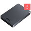 BUFFALO HD-PGF2.0U3-BBKA ݡ֥볰դHDD 2TB ֥å HDPGF2.0U3BBKA