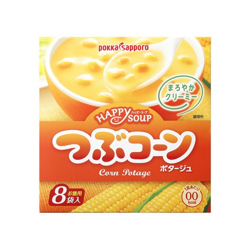 ポッカサッポロフード＆ビバレッジ PS ハッピースープ 徳用つぶコーン 箱 12．6X8のサムネイル