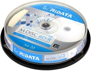 RiDATA M-BDR25GB.PW10SP M-DISC BD-R 4倍速 25GB 10枚スピンドルケース