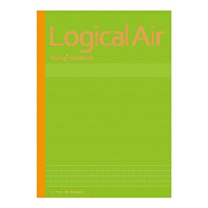 ナカバヤシ ノ-B546A-G ロジカルエアー(軽量ノート)B5 ロジカルA罫(7mm) グリーン