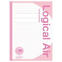 ナカバヤシ HB5-H502-P ロジカルエアー(軽量ノート)B5 方眼5ミリ ピンク